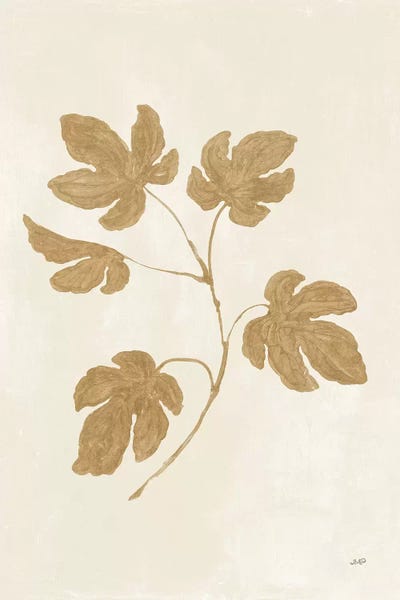 Botanical Study III Gold by Julia Purinton canvas print
