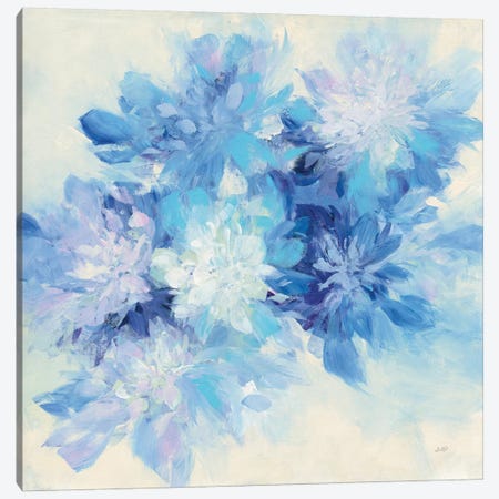 Burst of Blue Canvas Print #JPU71} by Julia Purinton Canvas Art Print