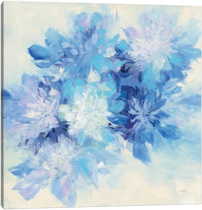 Burst of Blue Canvas Art Print - Julia Purinton