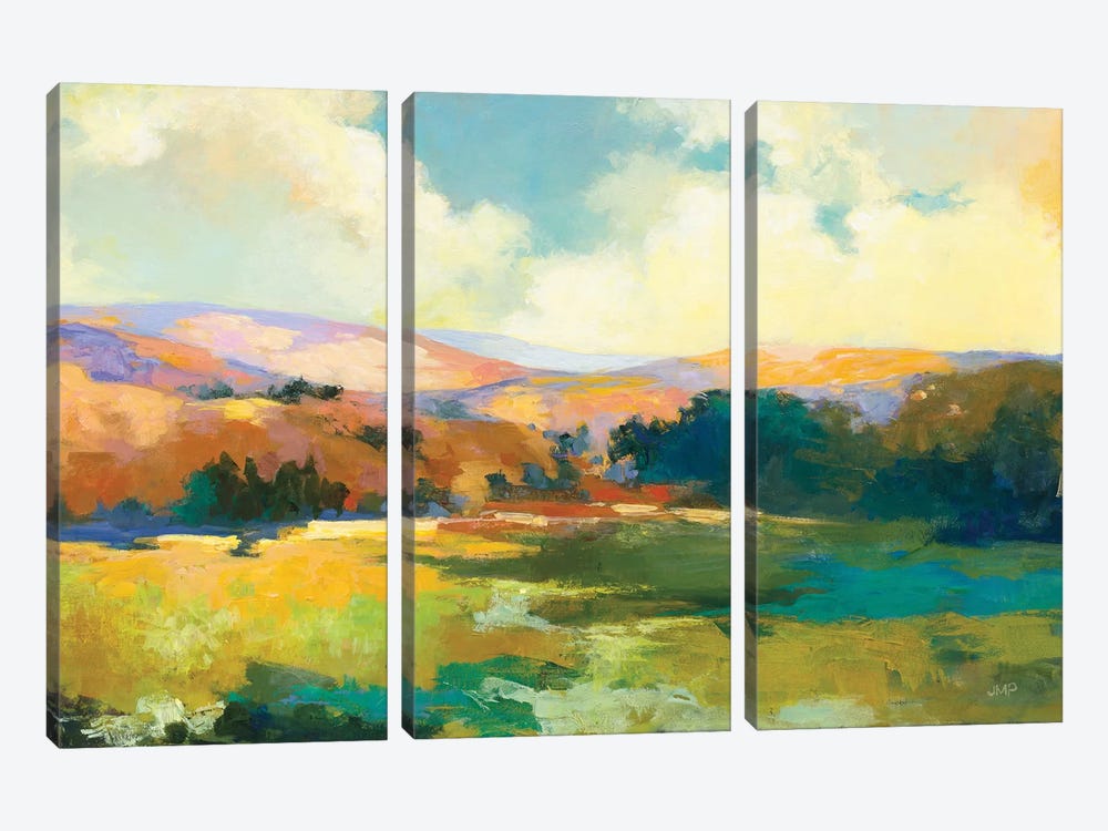 Daybreak Valley Crop by Julia Purinton 3-piece Canvas Artwork