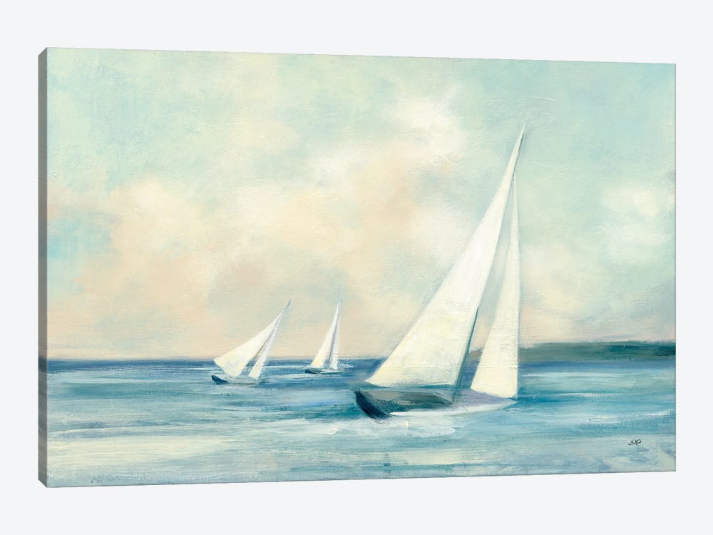 Sailboats at Sunrise by Julia Purinton 1-piece Canvas Artwork