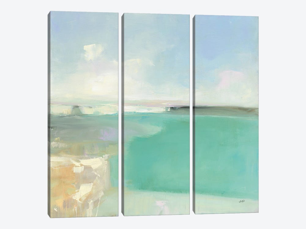 Summer Coastline by Julia Purinton 3-piece Canvas Print