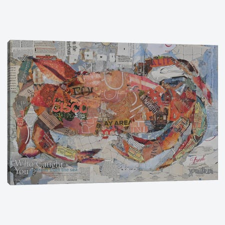 San Francisco Crab Canvas Print #JPW102} by Jamie Pavlich-Walker Canvas Art