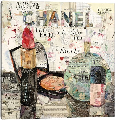 Every Woman Alive Loves Chanel Canvas Art Print - Jamie Pavlich-Walker