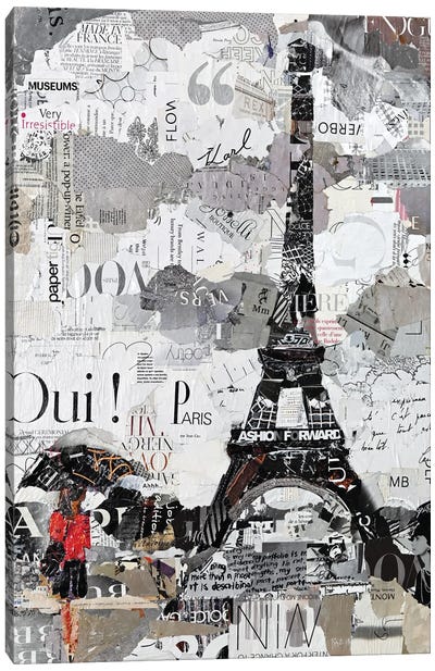 Qui Paris Canvas Art Print - Famous Architecture & Engineering
