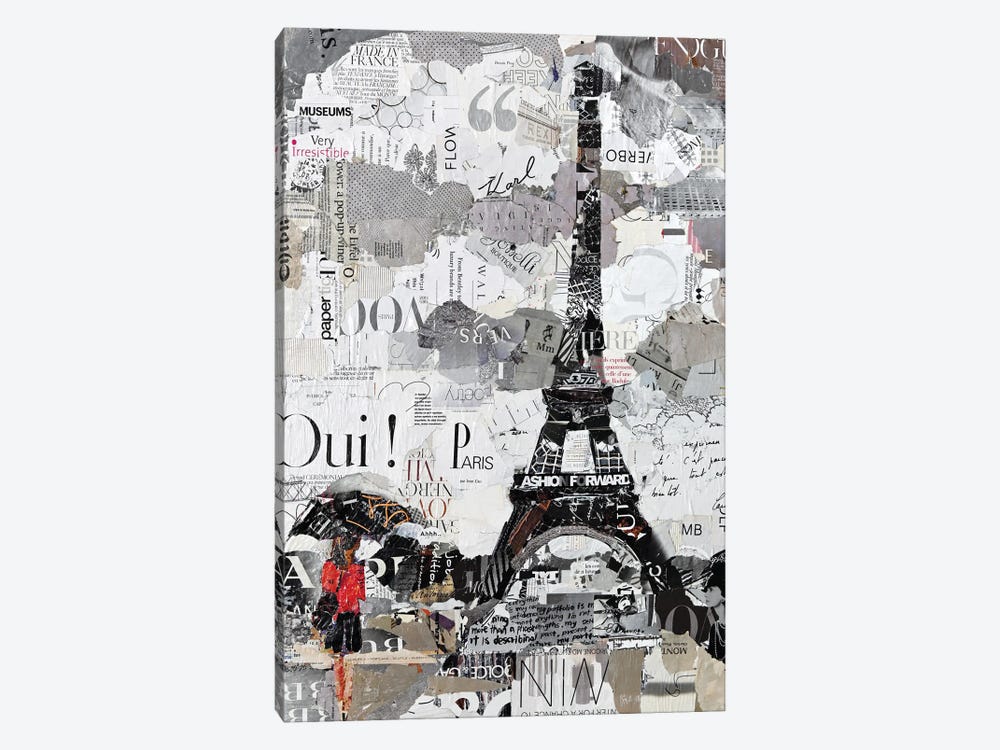 Qui Paris by Jamie Pavlich-Walker 1-piece Canvas Artwork