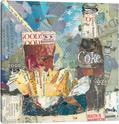 Fries & A Coke Canvas Art Print - Jamie Pavlich-Walker