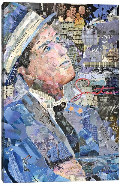 Sinatra Canvas Art Print - Jamie Pavlich-Walker