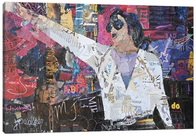 M.J. Canvas Art Print - Michael Jackson