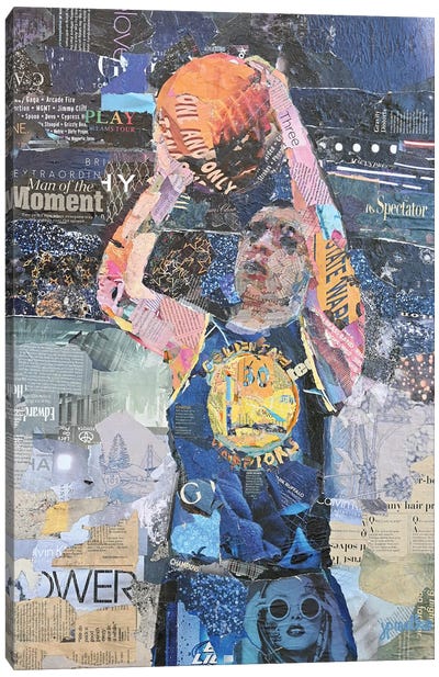 Curry Canvas Art Print - Stephen Curry