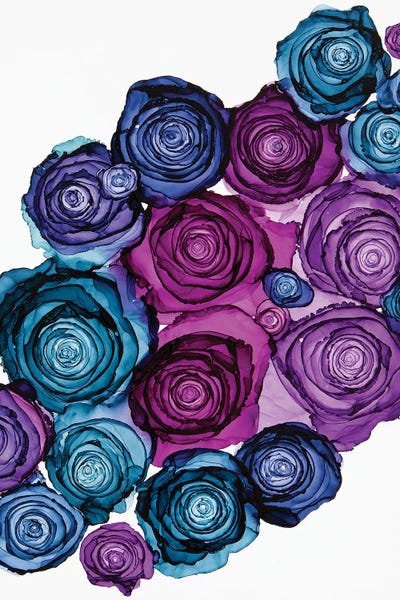 Wallflowers by Jamie Pomeranz framed canvas print