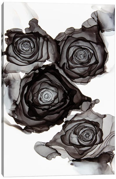 My Beautiful Darkness Canvas Art Print - Rose Art