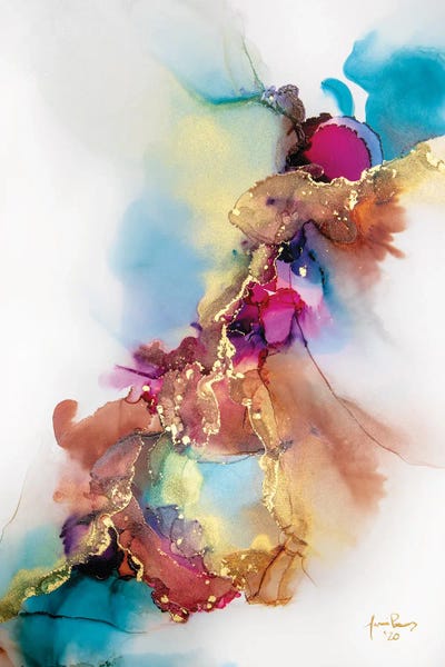 Jewel Tone Abstracts: Moth To Fire by Jamie Pomeranz