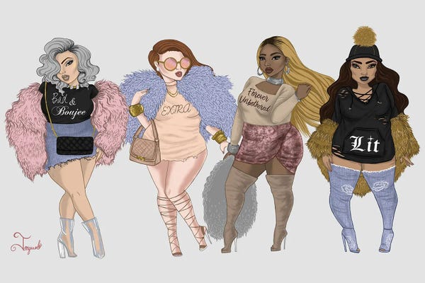 Body Positivity: Baddie Squad by Jonquel Art