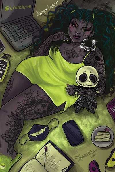 Body Positivity: Quarantine Bae 4 by Jonquel Art