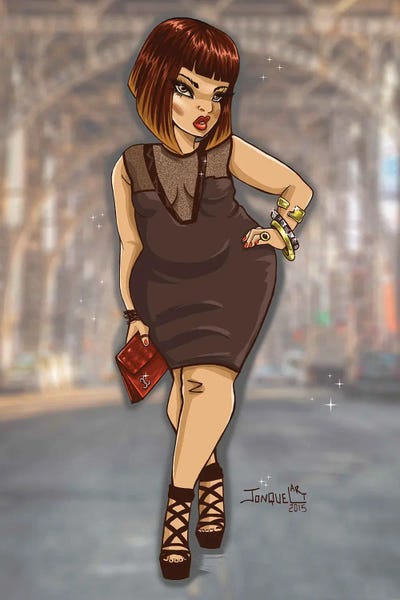 Body Positivity: The Walk by Jonquel Art