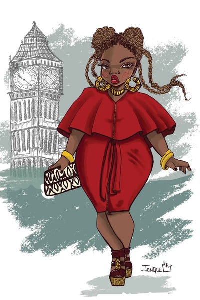 Body Positivity: Big Ben by Jonquel Art