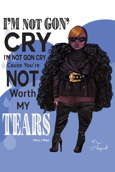R&B & Soul: No More Tears by Jonquel Art