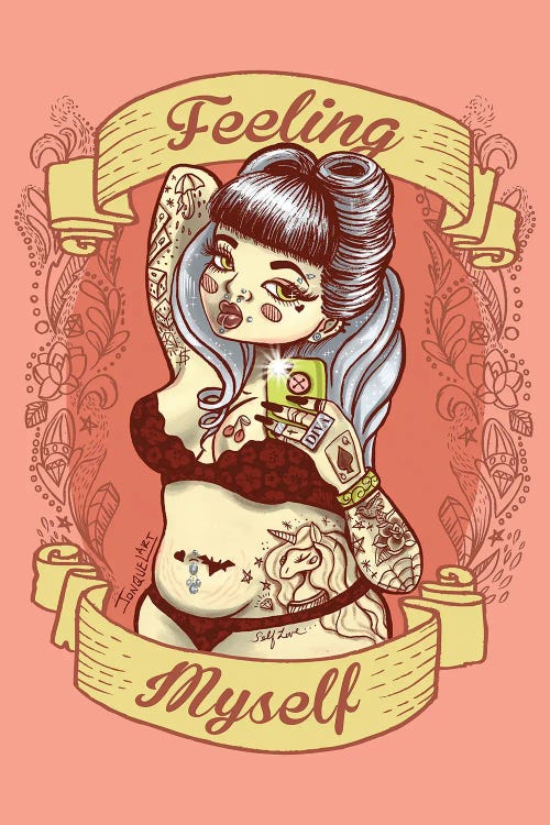 Feeling Myself by Jonquel Art wall art