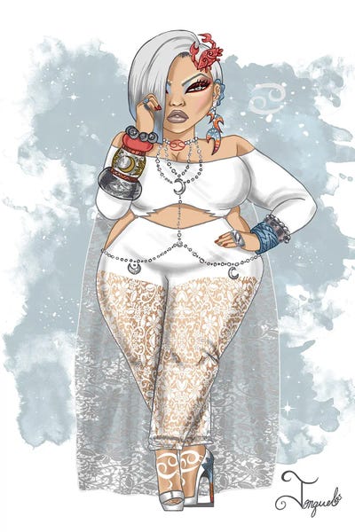 Body Positivity: Cancer by Jonquel Art