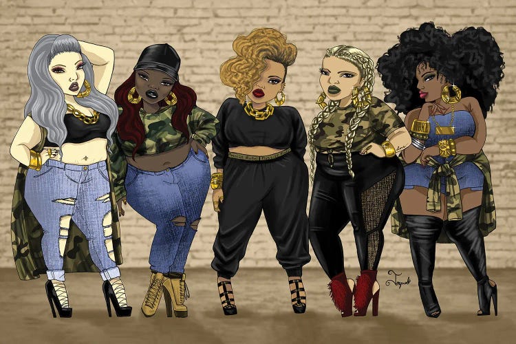 Who Run The World......Girls by Jonquel Art wall art