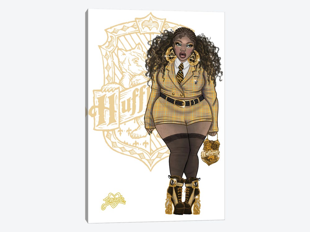 Rep Your House (Hufflepuff) by Jonquel Art 1-piece Canvas Print
