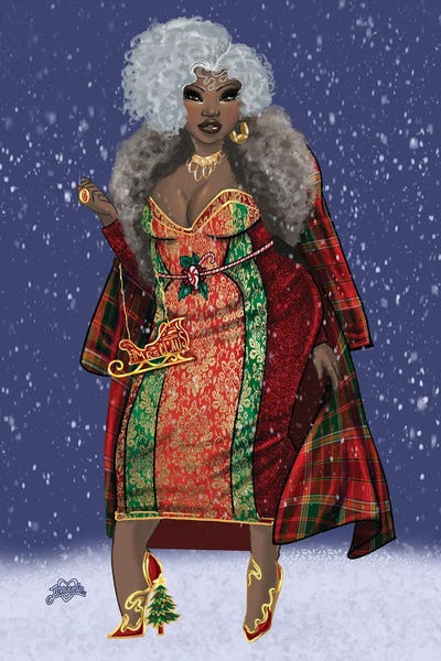 Snow: Mrs. Claus by Jonquel Art