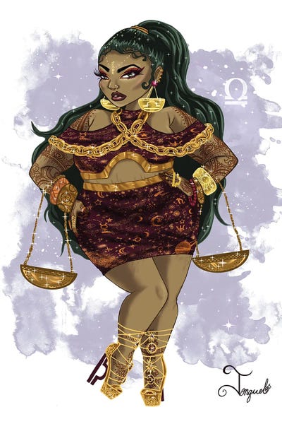 Body Positivity: Libra by Jonquel Art