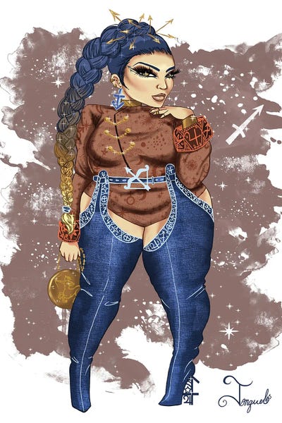 Sagittarius: Sagittarius by Jonquel Art