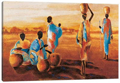 Après - Midi en Afrique Canvas Art Print