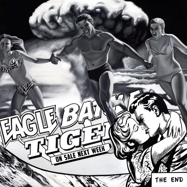 Black & White Pop Culture Art: Goodbye My Sweetheart by Rawksy