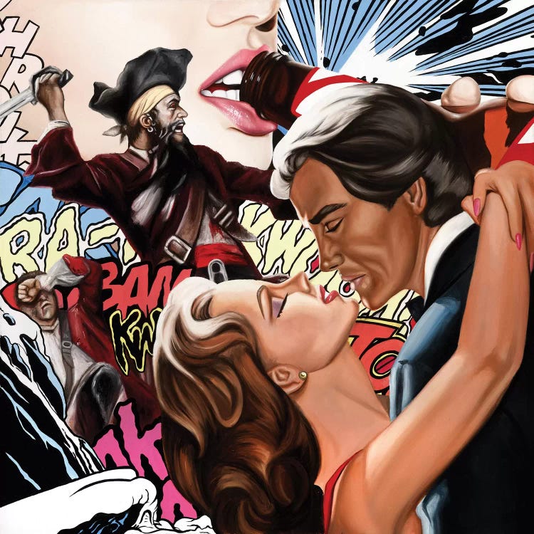Bitches Love Cake by Rawksy wall art