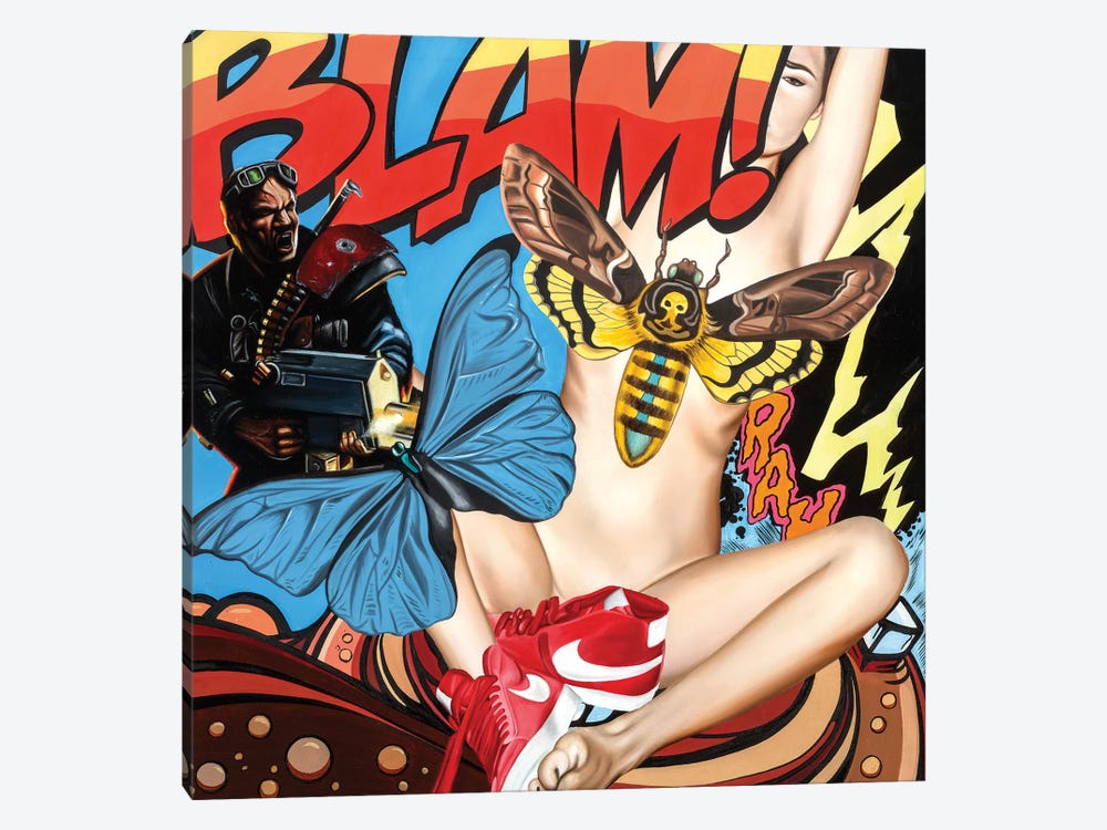 Blam by Rawksy 1-piece Canvas Artwork