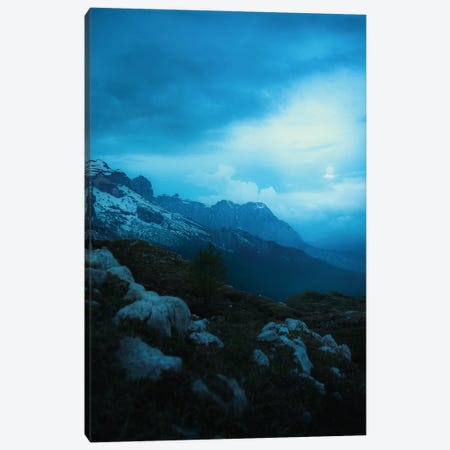 Blue Hour On Italian Mountains Canvas Print #JRC101} by Jeferson Castellari Canvas Wall Art