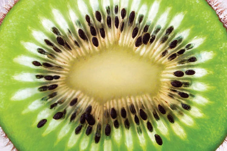 Close-Up Of Kiwi Slice