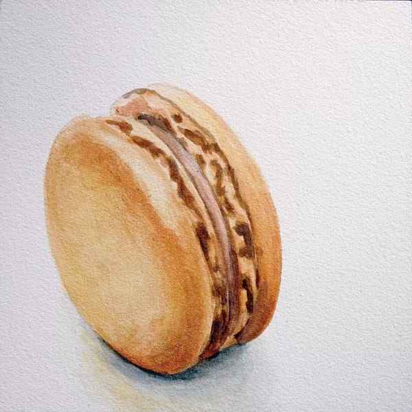 Minimalist Décor: Caramel Macaron by Jennifer Redstreake