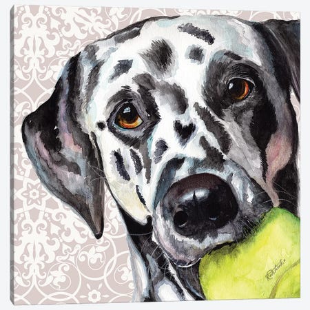 Dalmatian Canvas Print #JRE111} by Jennifer Redstreake Canvas Art Print
