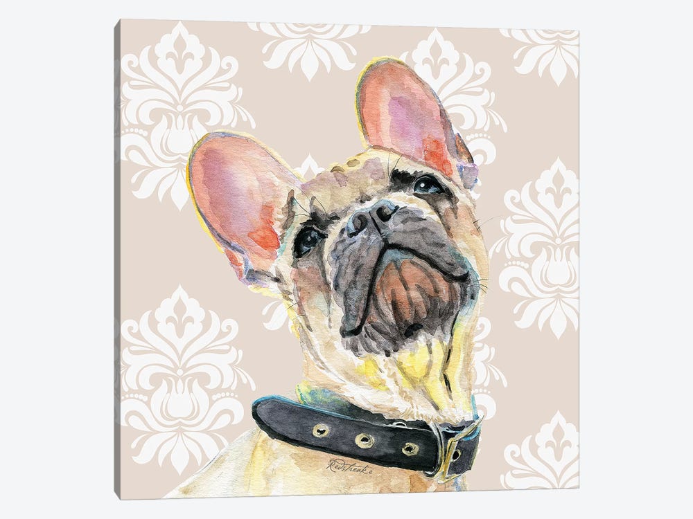 French Bulldog by Jennifer Redstreake 1-piece Canvas Artwork