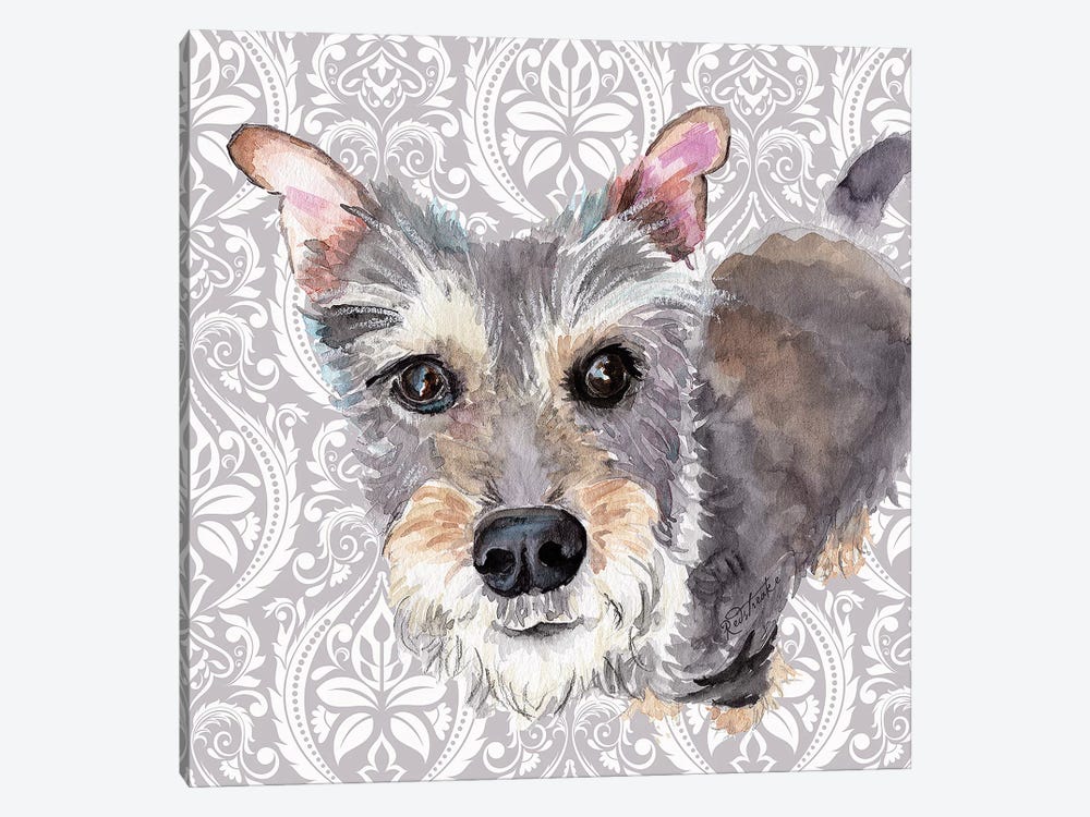 Scottish Terrier by Jennifer Redstreake 1-piece Canvas Print
