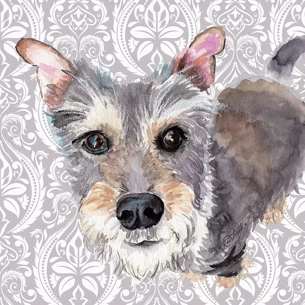 Damask: Scottish Terrier by Jennifer Redstreake
