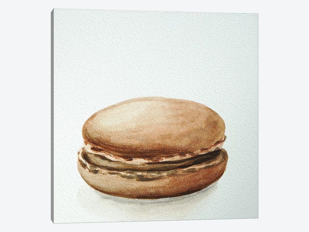 Chocolate Macaron by Jennifer Redstreake 1-piece Canvas Artwork