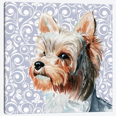 Yorkshire Terrier II Canvas Print #JRE136} by Jennifer Redstreake Canvas Art