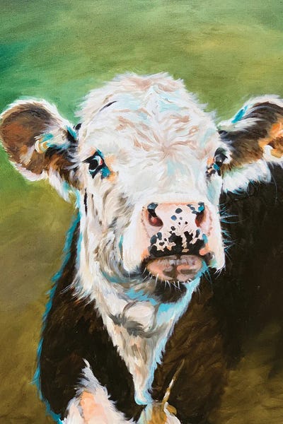Jennifer Redstreake: Cow Portrait by Jennifer Redstreake