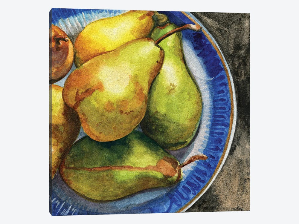 Parisian Pears by Jennifer Redstreake 1-piece Canvas Print