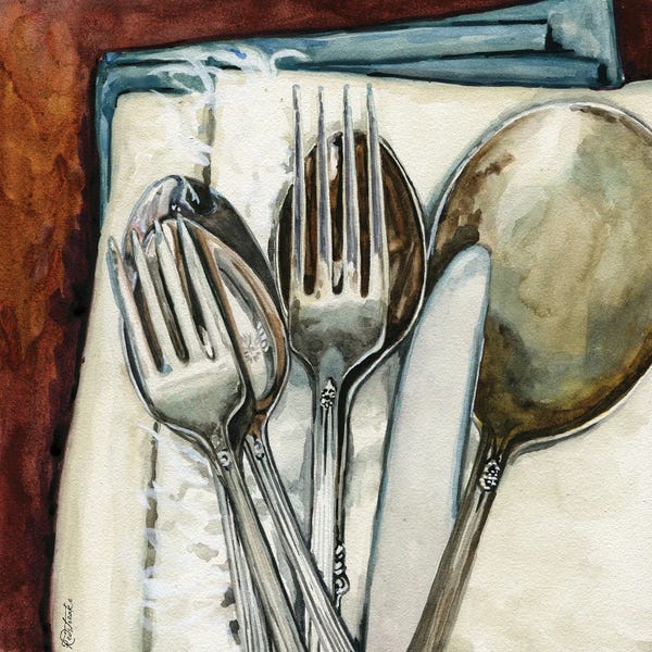 Modern Farmhouse Décor: Vintage Silver by Jennifer Redstreake