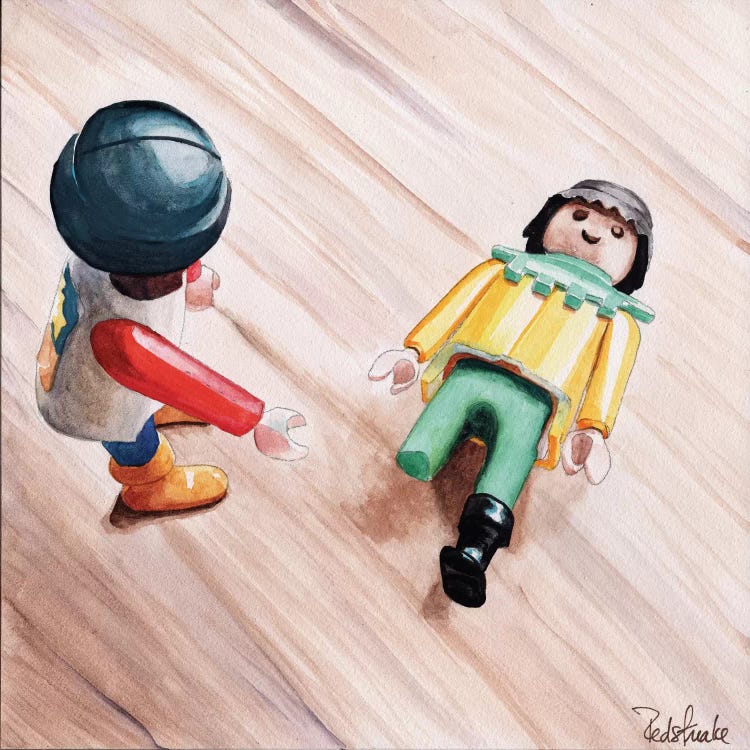 Where's Your Leg by Jennifer Redstreake wall art