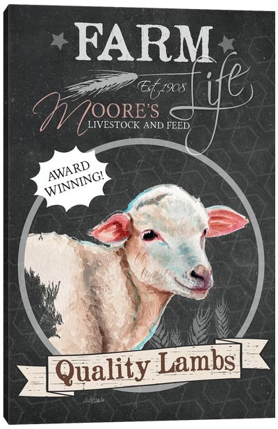 Quality Lambs Canvas Art Print - Food & Drink Posters