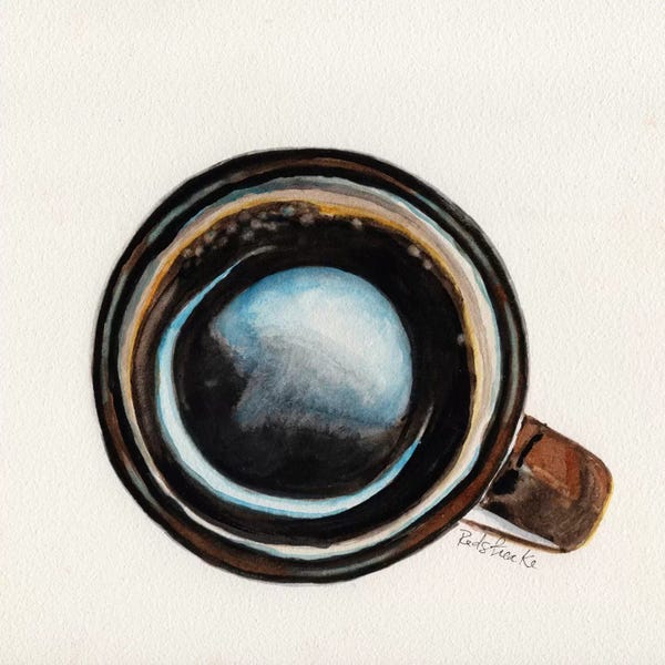 Jennifer Redstreake: Brown Coffee Cup by Jennifer Redstreake