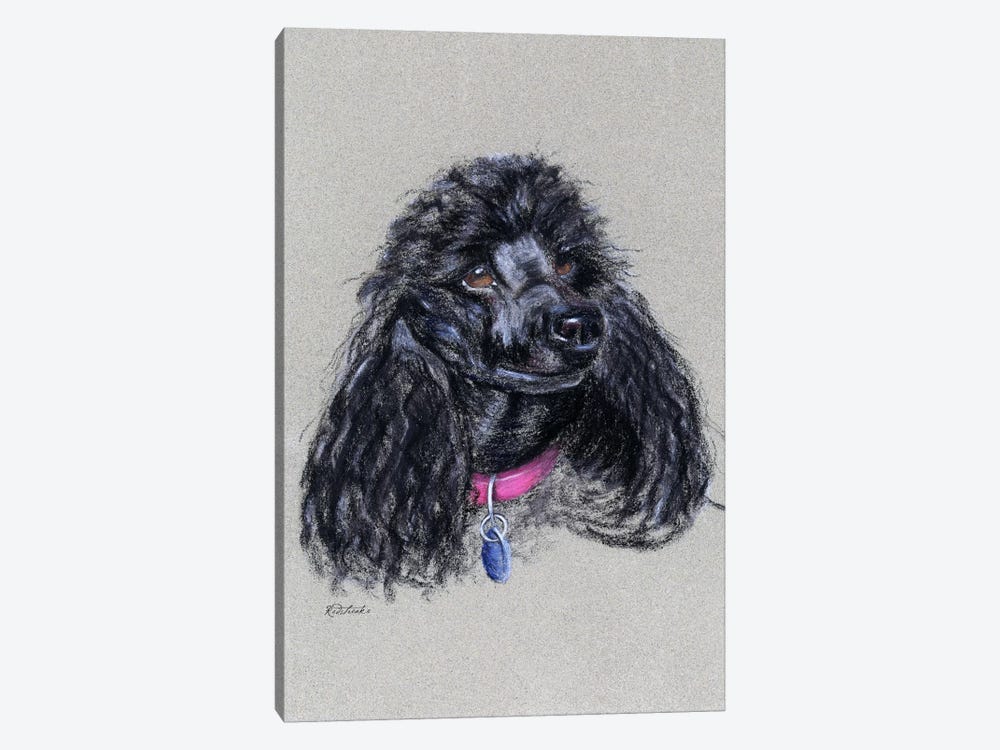 Poodle by Jennifer Redstreake 1-piece Canvas Wall Art