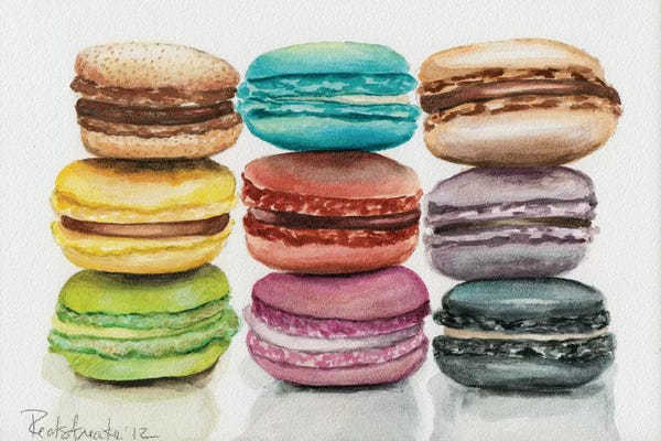 Jennifer Redstreake: 9 Macarons by Jennifer Redstreake